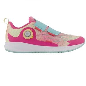 New Balance Kids Pink and Yellow Sneakers